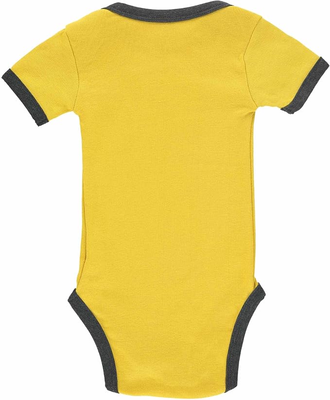 Lazy One Cute Unisex Baby Bodysuit, Cute Animal Designs, 6-18 Months - Image 2