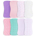 Hakochia Burp Cloths for Baby Girls Organic Cotton Large Burp Clothes Extra by Hakochia