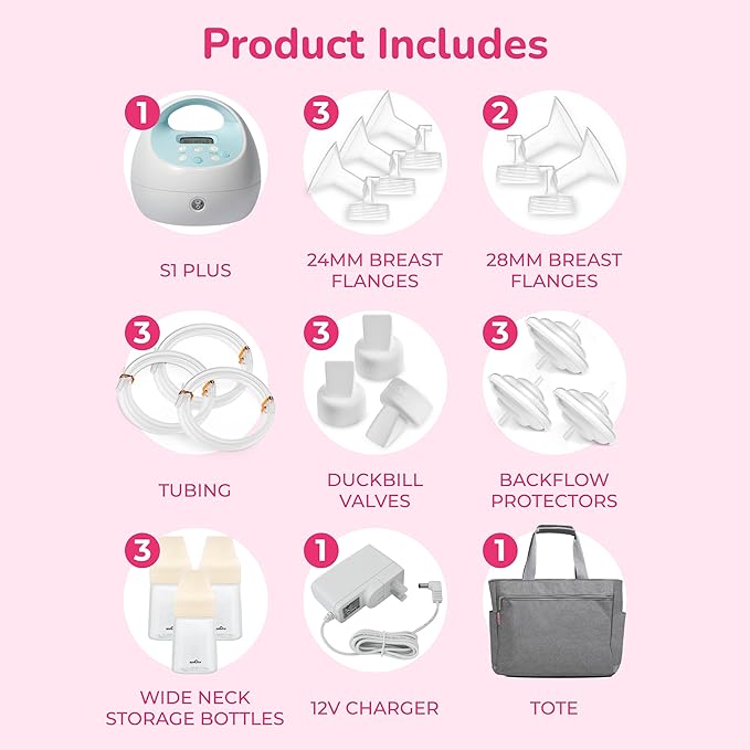 Spectra Baby S1 Plus Premier Rechargeable Breast Pump - 24 mm - Image 2