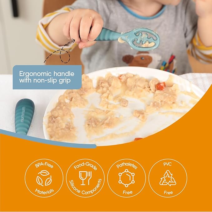 NumNum Baby Spoons Set, Baby Essentials Pre-Spoon GOOtensils - Image 5