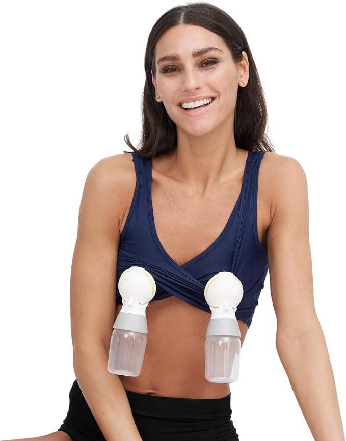 Larken Hands Free Pumping Bra for Breastfeeding | Breast Pump by Larken
