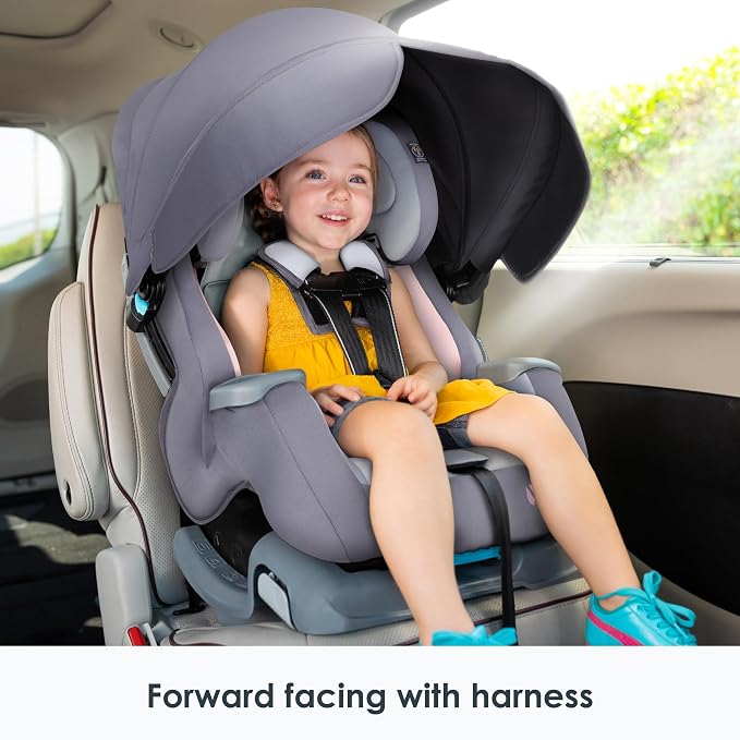 Baby Trend Cover Me 4-in-1 Convertible Car Seat, Desert Pink - Image 14