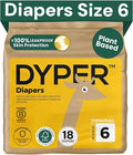 DYPER - Baby Diapers Size 6 - Plant Based Disposable Diapers by DYPER