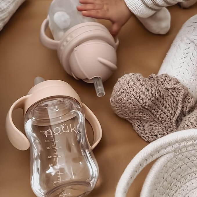 nouka Soft Spout Tritan Sippy Cup | Leak Proof and Easy Grip | Removable - Image 6