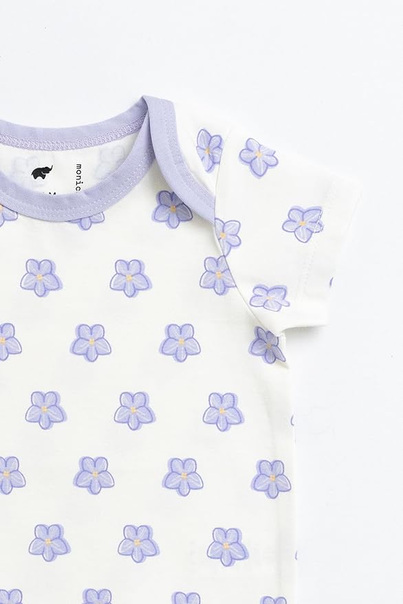 MONICA + ANDY Baby Organic Short Sleeve Jack + Jill Bodysuit - Image 5