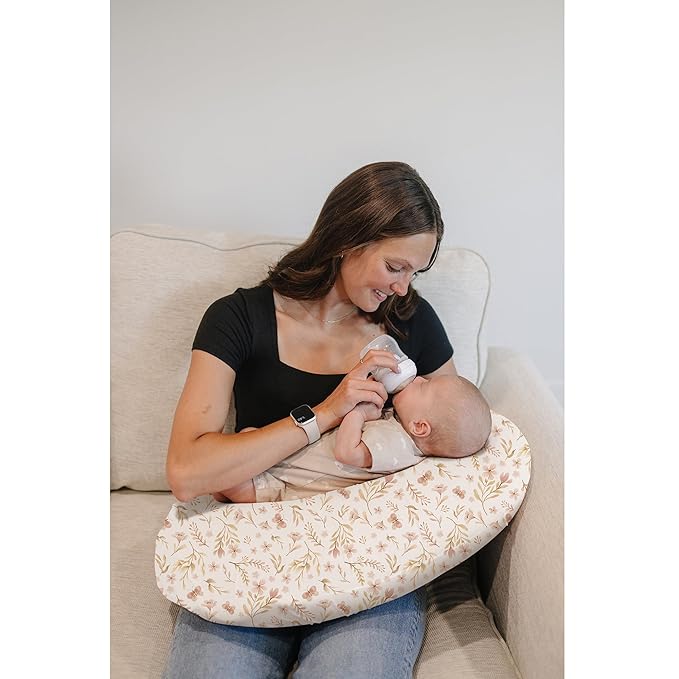 Konssy 2 Pack Nursing Pillow Covers, Stretchy and Soft Nursing Cover - Image 2