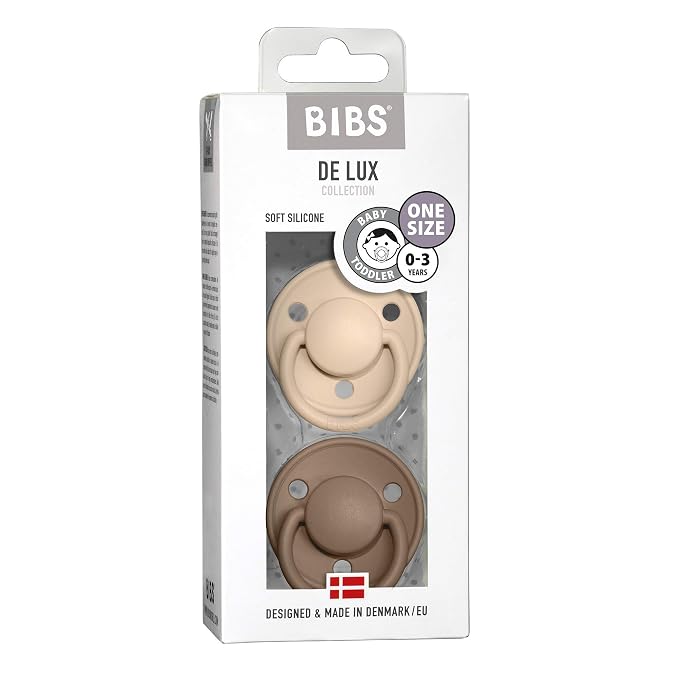 BIBS Pacifiers - De Lux Collection | BPA-Free Baby Pacifier | Made in Denmark | - Image 3