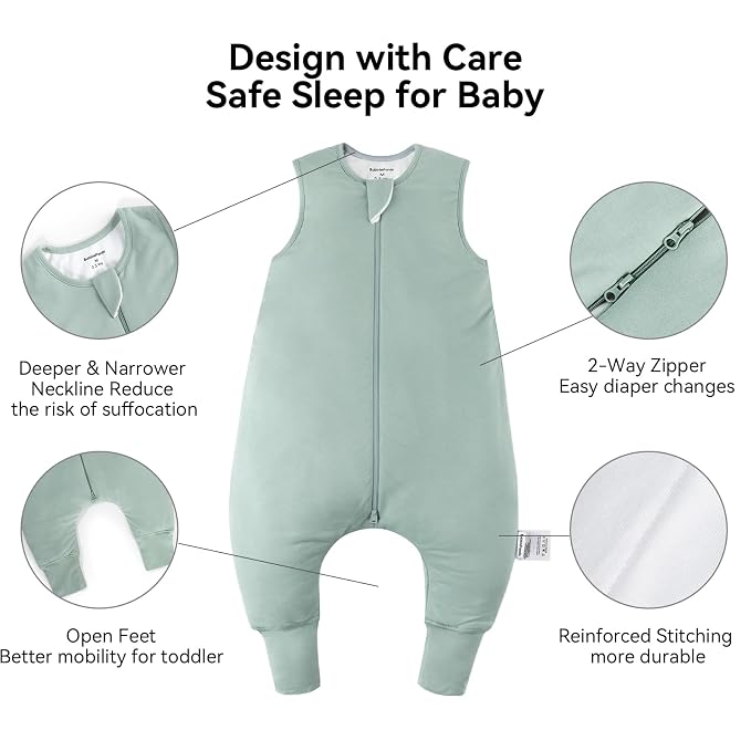 BubblePanda Rayon Made from Bamboo Toddler Sleep Sack - Image 3