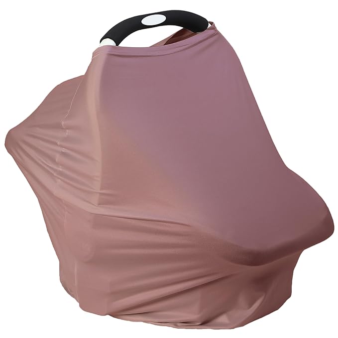 Breathable Car Seat Cover for Babies – Multi-Purpose Soft Rayon Nursing Cover by Meetjoy