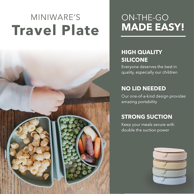 Miniware Baby Travel Plate - Image 2