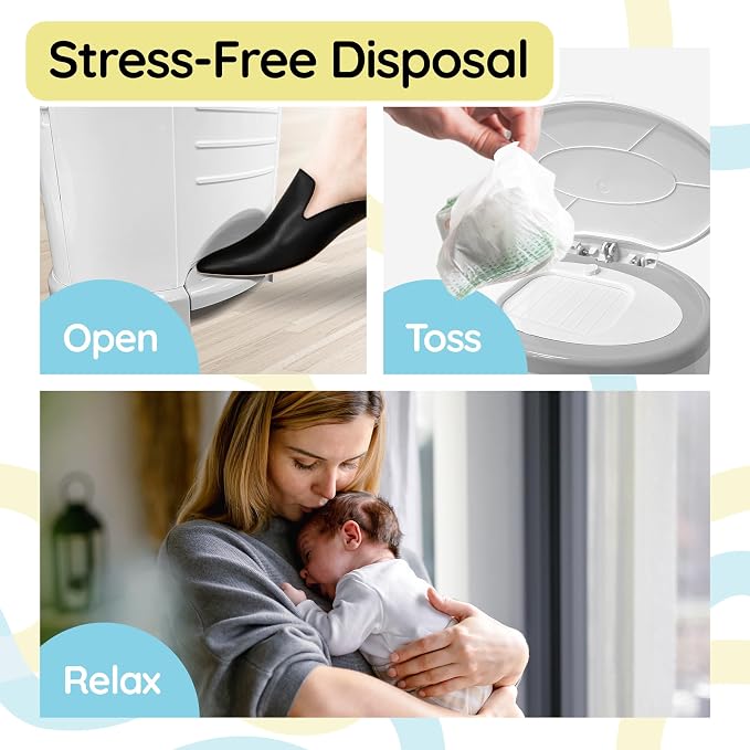 Reli. Diaper Pail Refill Bags, Compatible - Image 4
