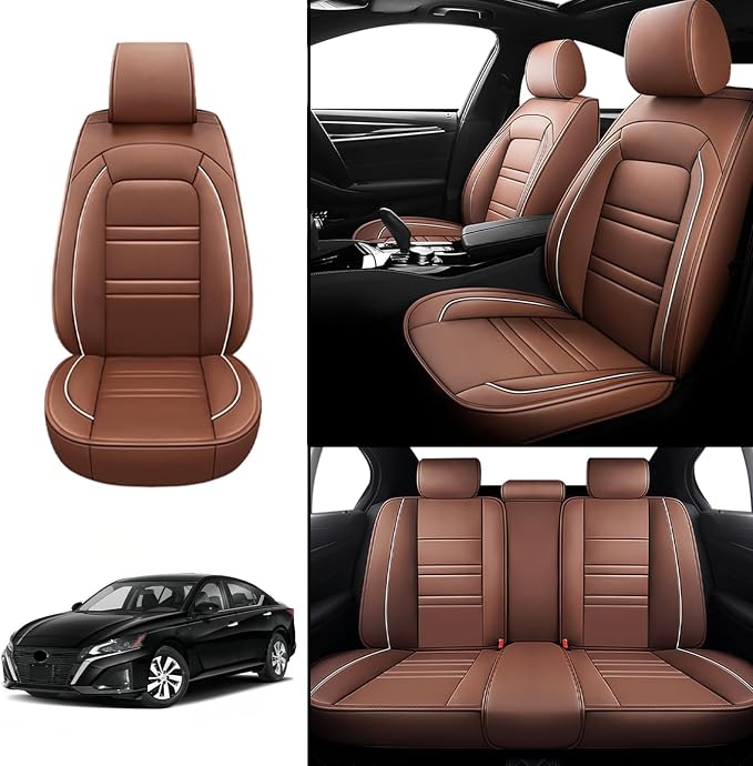 Seat Covers for Nissan Car Altima 1998-2025 | 5-Seats Leather Seat Covers - Image 2