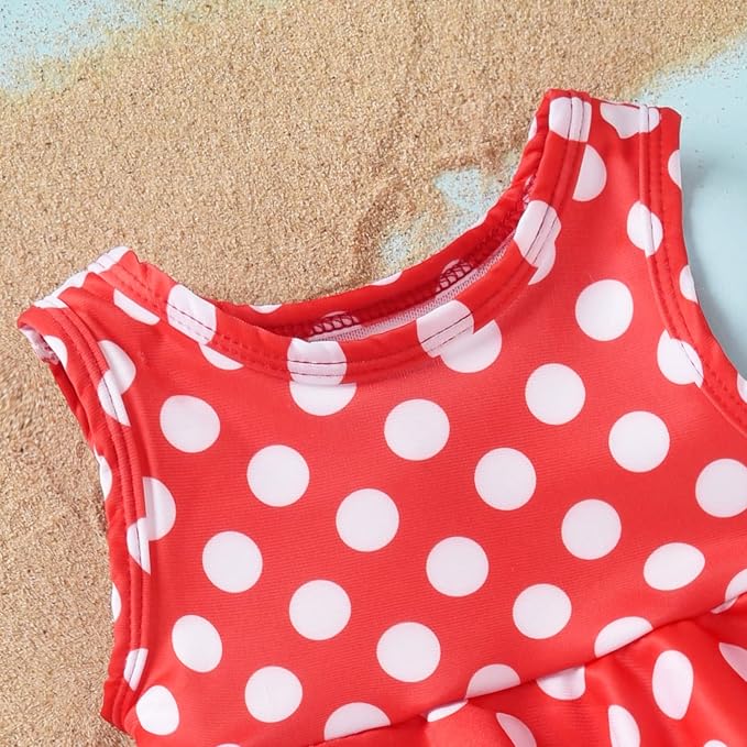 Aalizzwell Toddler Baby Girl Bathing Suit Two Piece Swimsuit Bikini Beach Wear - Image 4