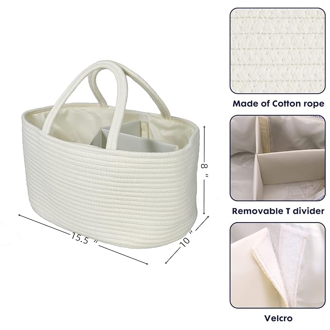 Large Baby Diaper Caddy Organizer - Image 3