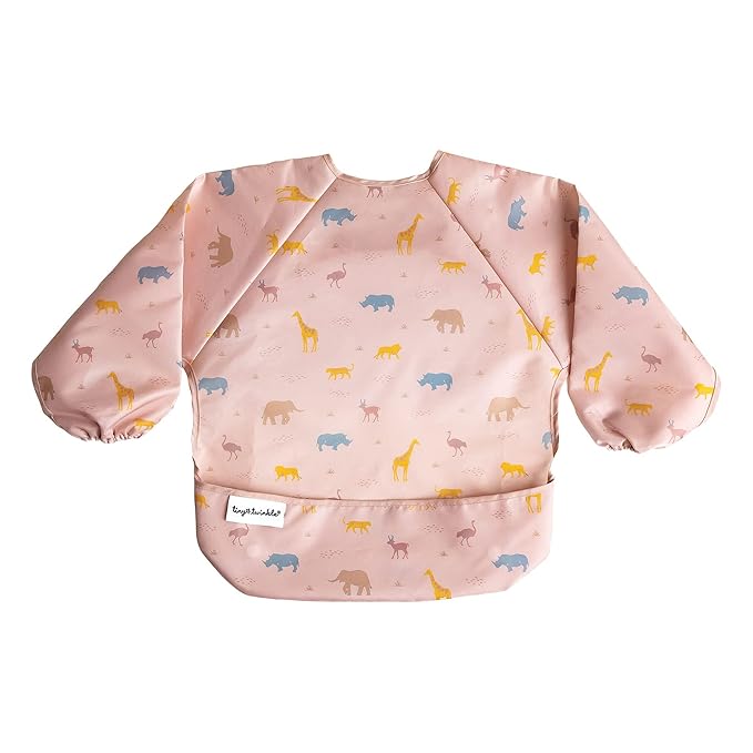Tiny Twinkle Long Sleeve Bib for Babies & Toddlers – Waterproof Smock Bib for by TinyTwinkle
