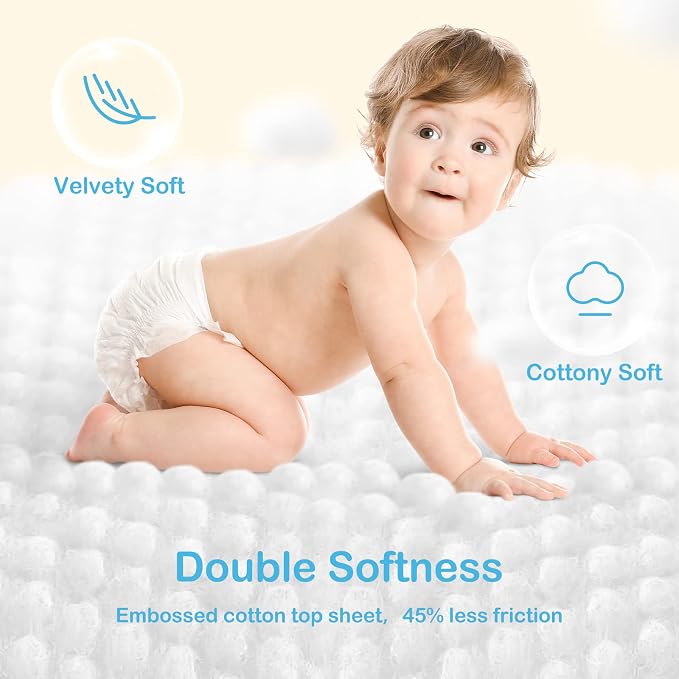 Newborn Baby Diapers Size 2 74 Count Babycozy Bouncy Soft Diapers Hypoallergenic - Image 6