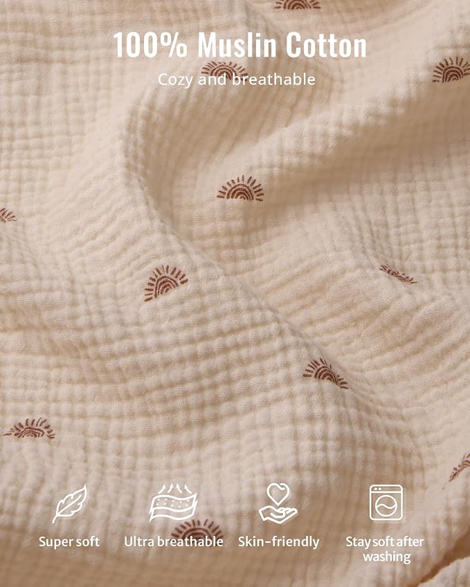Blissful Diary Muslin Baby Changing Pad - Image 2