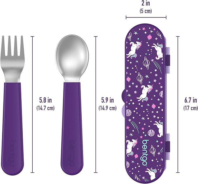 Bentgo® Kids Stainless Steel Utensil Set - Image 5