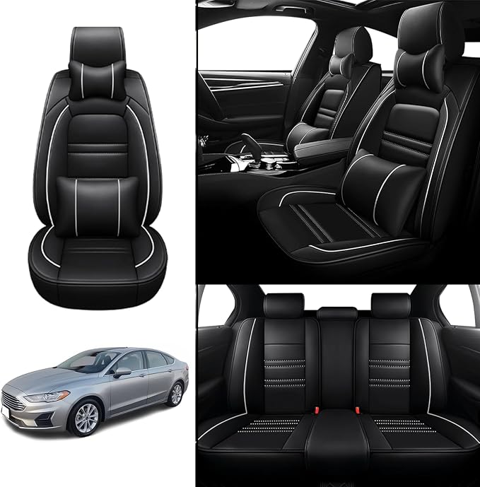Car Seat Covers for Ford Fusion 2006-2020 | 5-Seats Seat Covers, Waterproof - Image 2