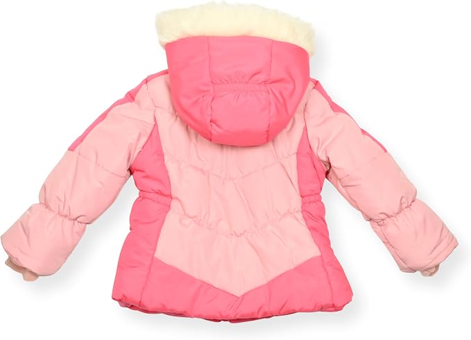Arctic Quest Little Girls Bib Snow Pants and Ski Jacket Water-Resistant Snowsuit - Image 5