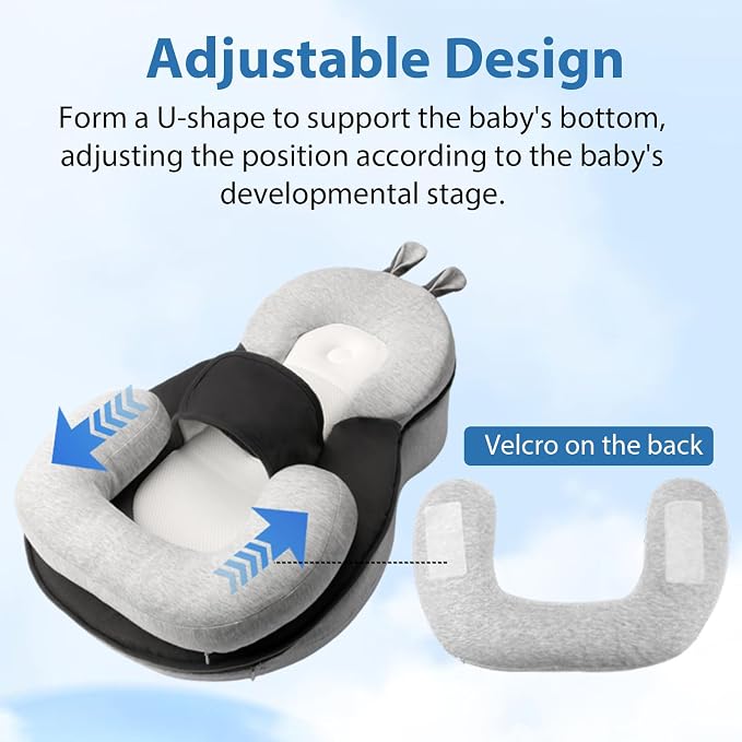 Baby Lounger, Dual-Function Removable Machine-Washable Pad, Lightweight & - Image 4