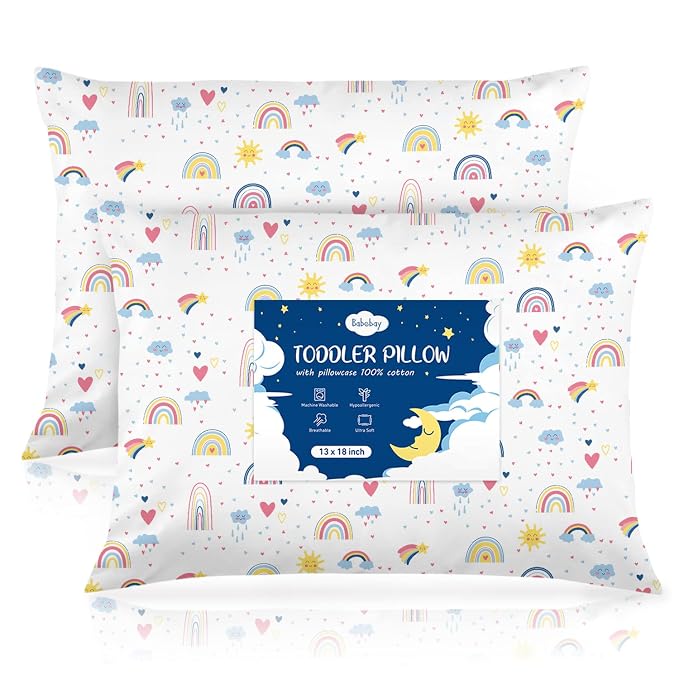 Toddler Pillow, 13X18 Toddler Pillows by Babebay