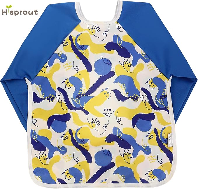 Infant Toddler Baby Waterproof Sleeved Bib, Bib - Image 2