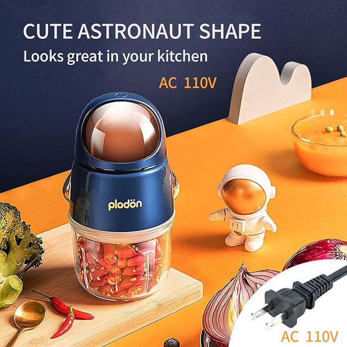 Baby Food Maker Mini Cute and Small Food Processor Puree Blender Grinder - Image 8