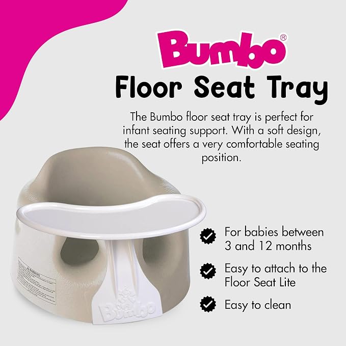 Bumbo Baby Floor Seat, Portable Infant Sit Up Activity & Eating Chair - Image 3