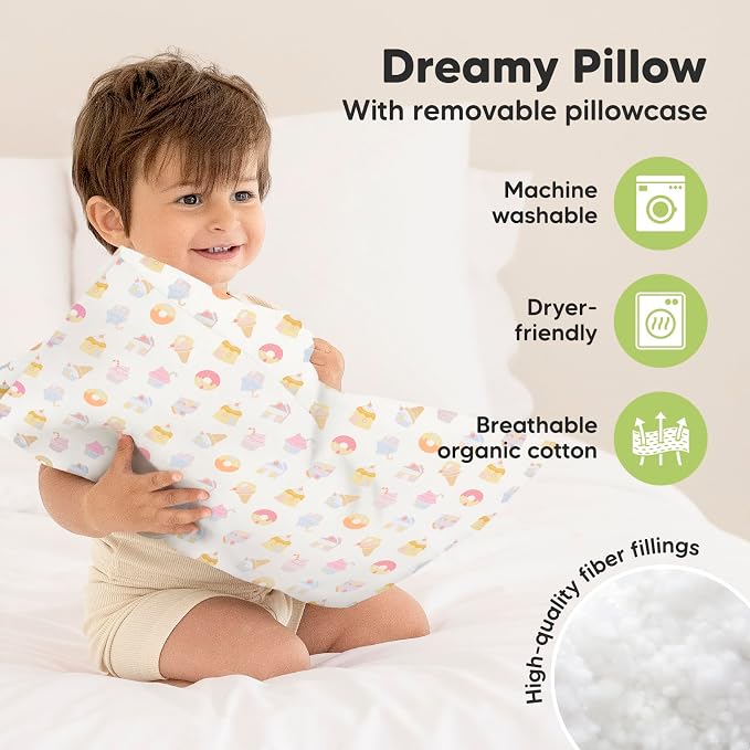 Toddler Pillow with Pillowcase - Image 4