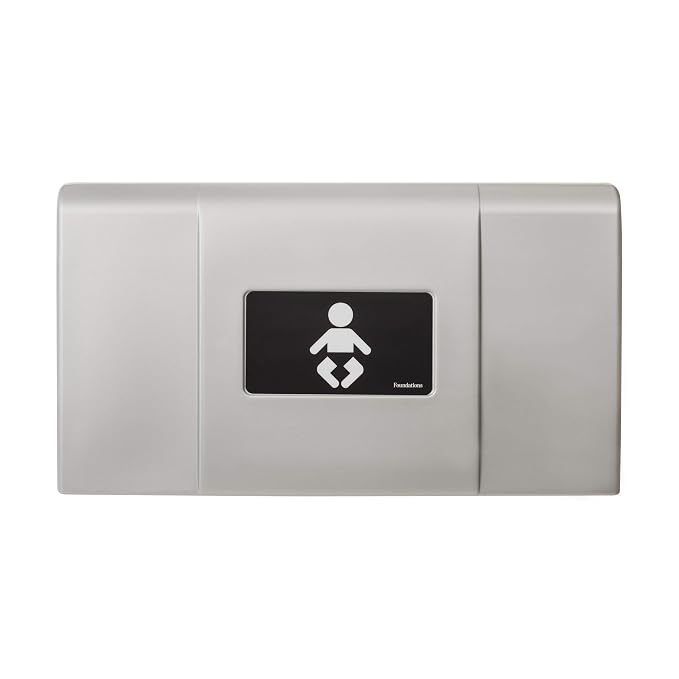 Foundations Ultra Horizontal Wall Mounted Baby Diaper Changing Station by FoundationsChildrensProducts