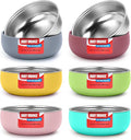 Non-Toxic Toddler Bowls with Non-Slip Base | Stainless Steel Baby Bowls by Unknown