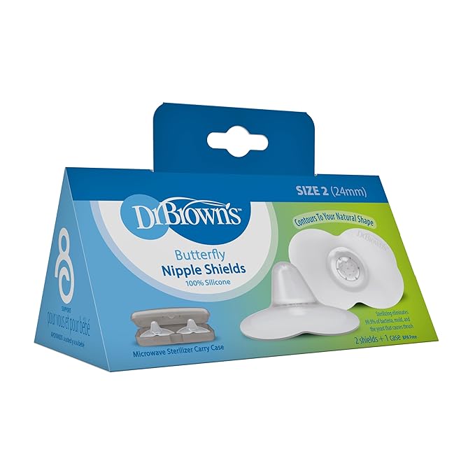 Dr. Brown's Butterfly Breastfeeding Nipple Shields - Image 2