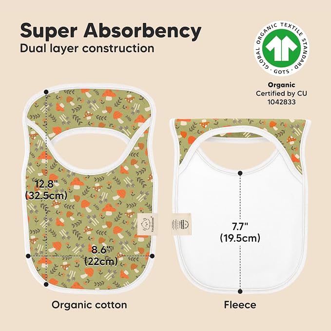 8-Pack Baby Bibs for Boys, Girls - Image 3