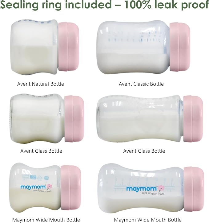 Maymom Solid Lids Aka Travel Caps w/Sealing Ring Compatible - Image 6
