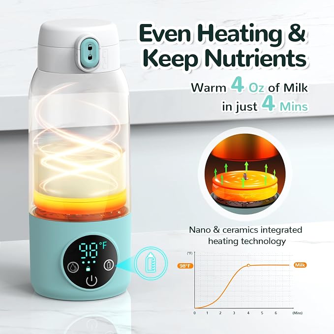 Portable Bottle Warmer -Dual Heating Modes - Image 2
