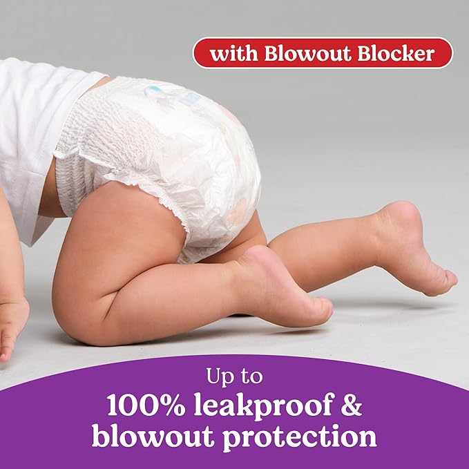 Huggies Size 7 Baby Diapers, Little Movers HuggFit 360° Baby Diapers - Image 5
