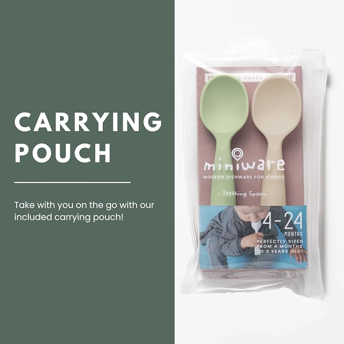 Miniware Silicone Baby Spoon for Training - Image 4