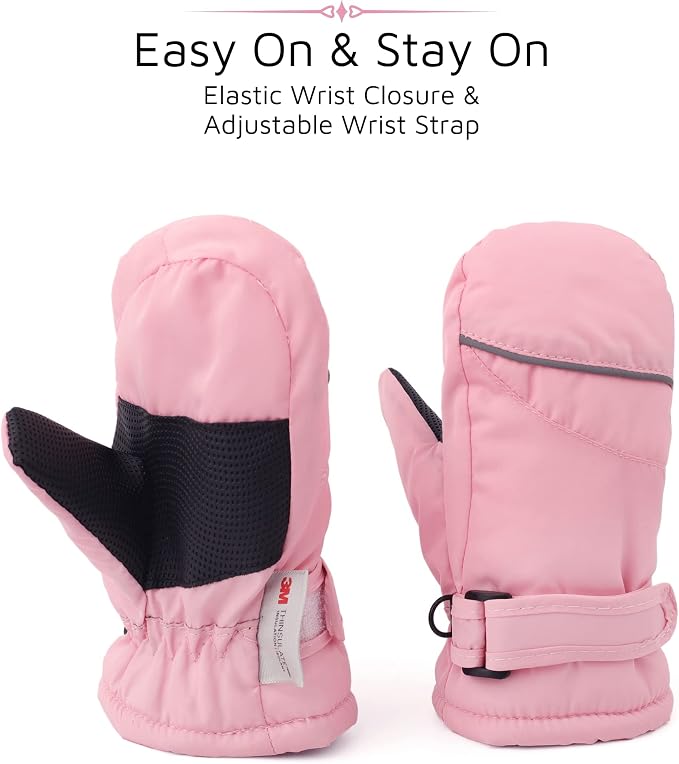 F Flammi Toddler Kids Snow Mittens - Image 2