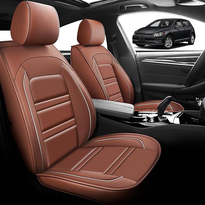 Seat Cover for VW Car Golf 2015-2019 | Car Seat Covers Front Seats, Waterproof - Image 2
