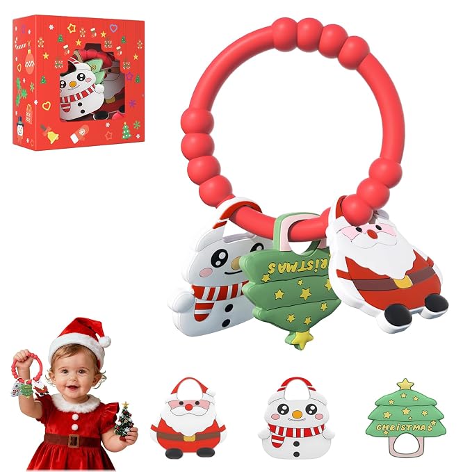 Christmas Baby Teething Ring by AYHIT