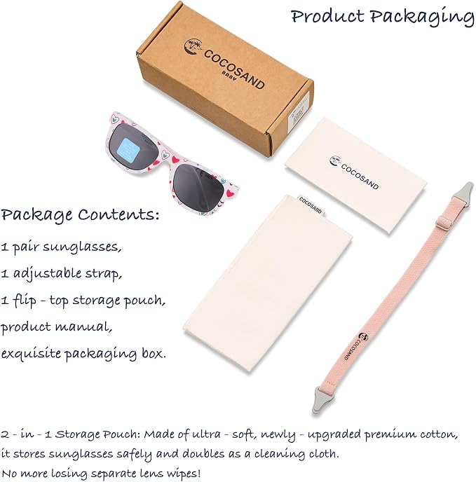 COCOSAND Flexible Baby Sunglasses - Image 2