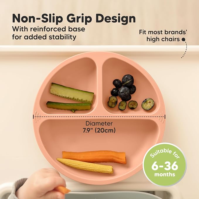 KeaBabies Suction Plates for Baby, Toddler - Image 4
