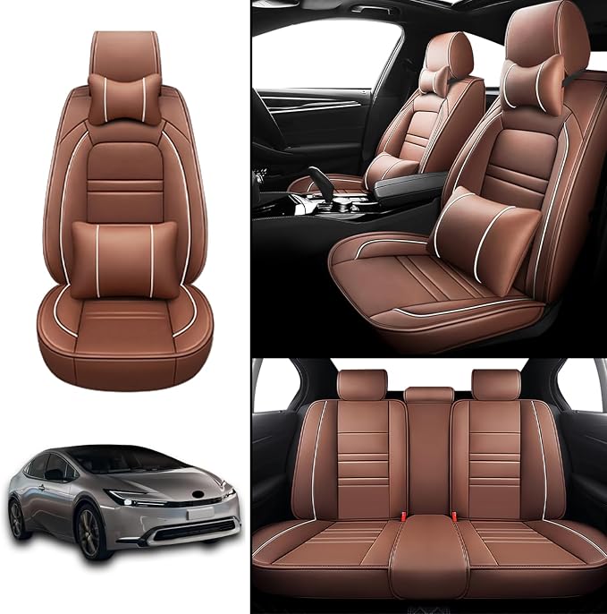 Car Seat Covers for Toyota Prius 2001-2025 | 5-Seats Seat Covers, Waterproof - Image 2