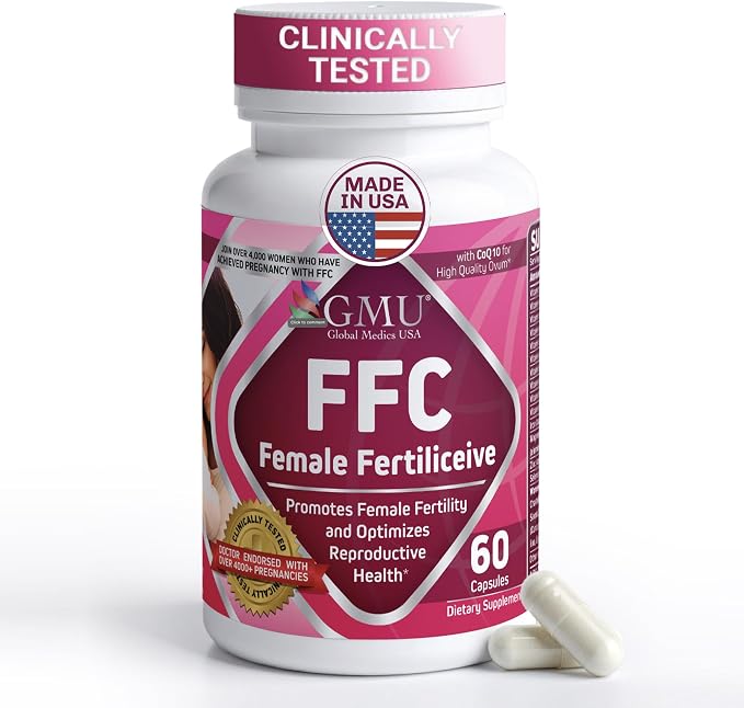 FFC Female Fertiliceive -Clinically Tested Hormonal Support Formula |65% by GMUGlobalMedicsUSA