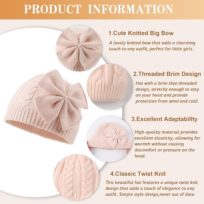 JANGANNSA Winter Warm Knitted Baby Hat - Image 4