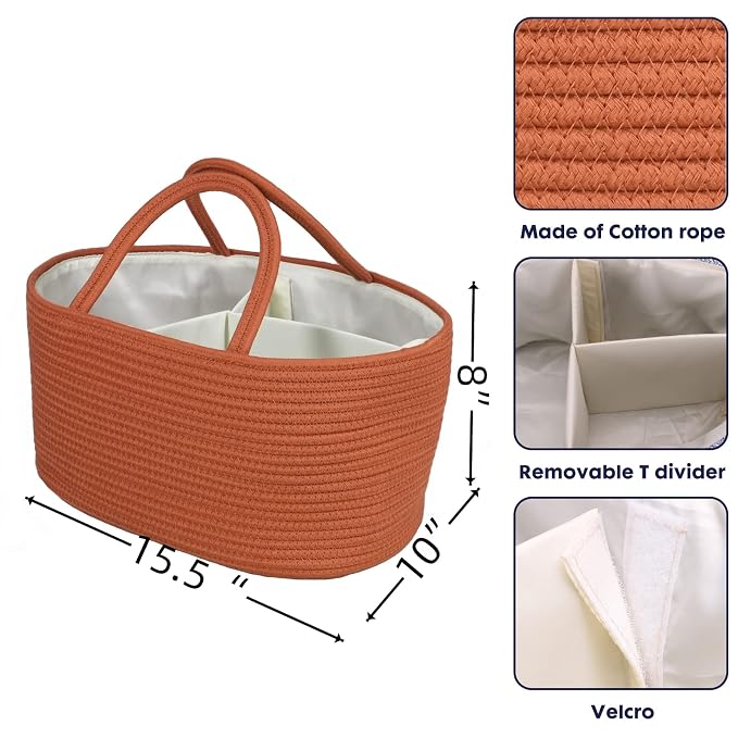 Large Baby Diaper Caddy Organizer - Image 2
