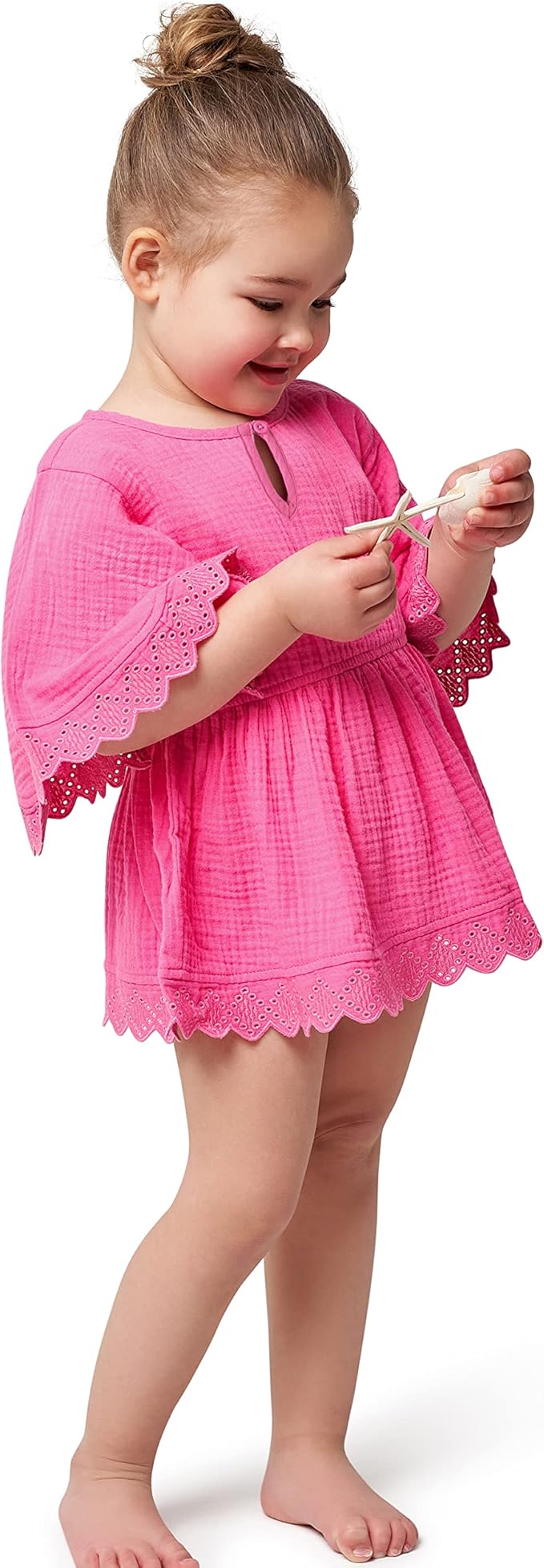 Gerber baby-girls Toddler Kaftan Swim Cover Up - Image 2