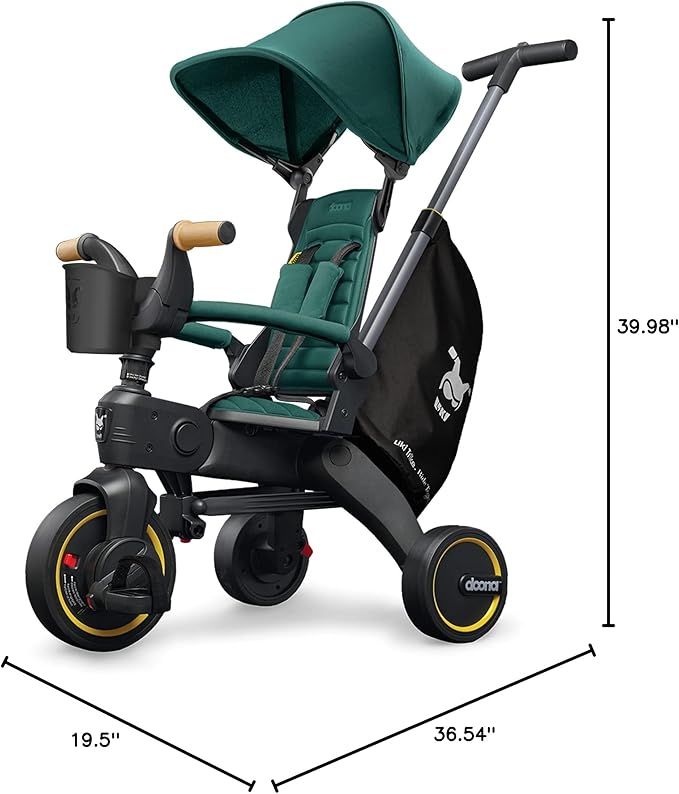 DOONA - Liki Trike S5 - Racing Green - Image 10
