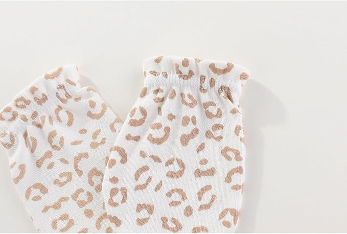 5 Pairs Baby Not Scratch Mittens 0-6 Months New Born Boy Girl Gloves Cute - Image 2